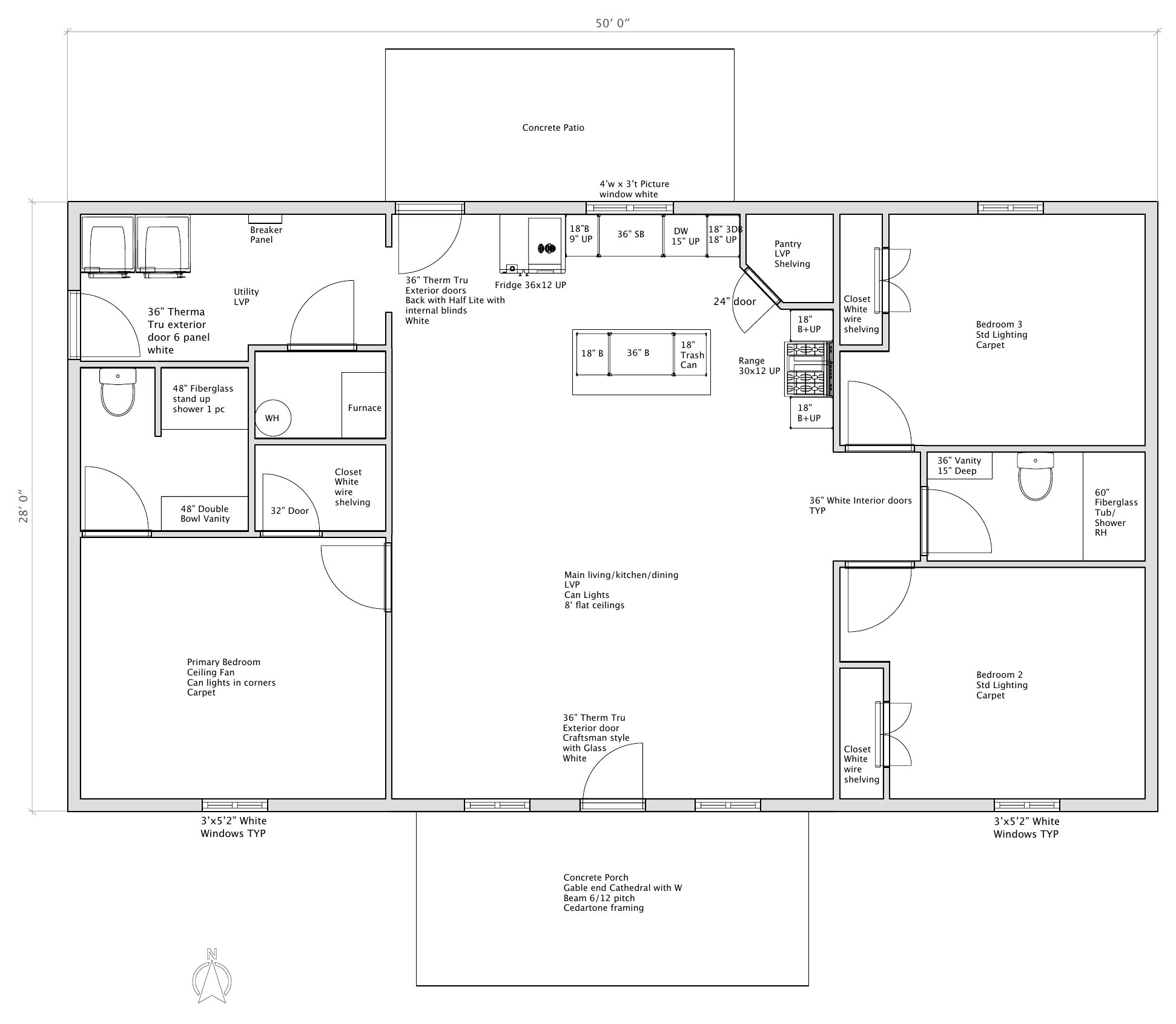 Longridge 1400 Floor Plan