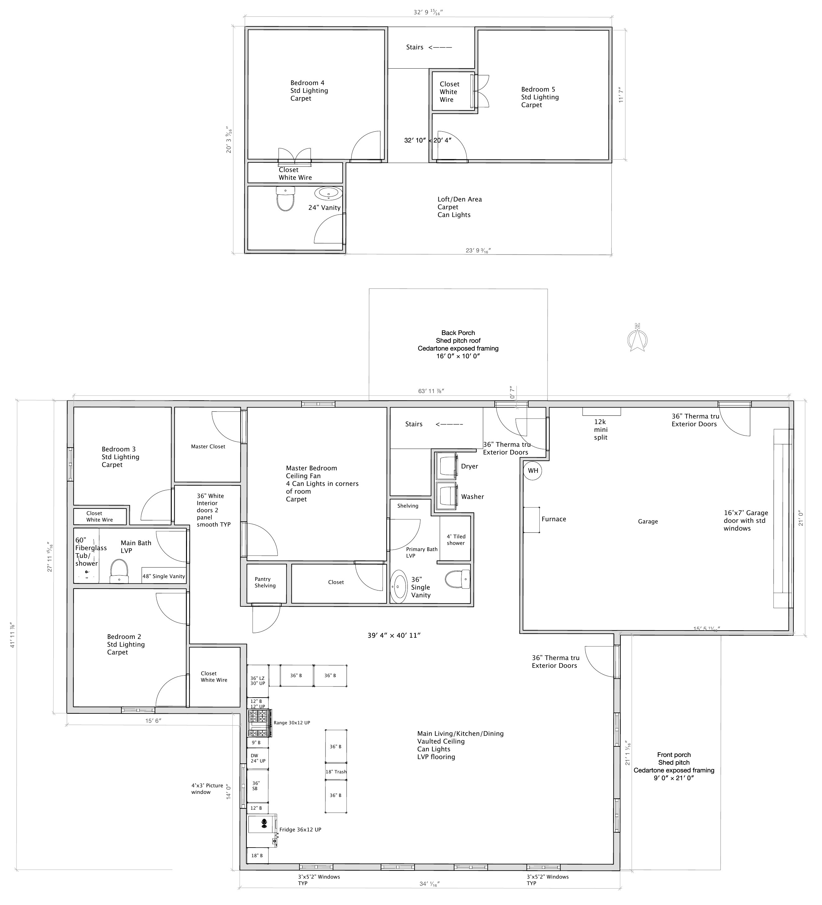 Woodland House Floor Plan